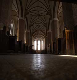 Badania GPR w bazylice - krypta