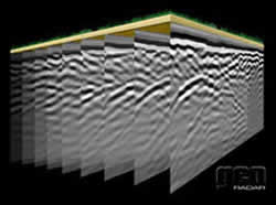 Georadar - tworzenie bryły 3D