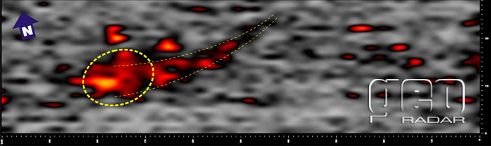 plan anomalii - wrak samolotu znaleziony przy pomocy georadaru